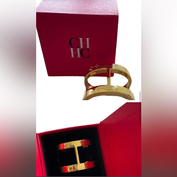Authentic Carolina Herrera Insignia Cuff Bracelet - Picture 5 of 6